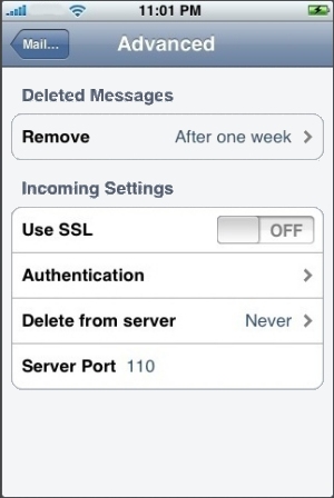Set SSL to OFF